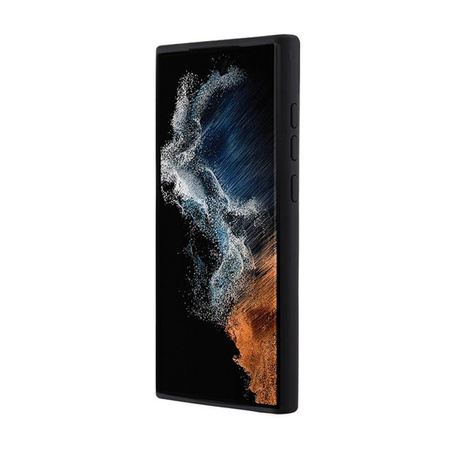 Karl Lagerfeld Silikon Choupette Metall Pin - Samsung Galaxy S24 Ultra Gehäuse (schwarz)