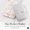 Kate Spade New York Morgan MagSafe pénztárca - Mágneses pénztárca (fém ezüst)