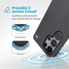 Speck Presidio2 Grip Magnet - Samsung Galaxy S25 Ultra MagSafe Case (Charcoal Grey/Cool Bronze/White)