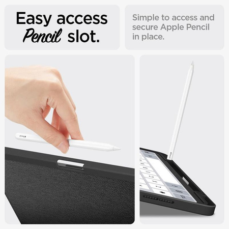 Spigen Urban Fit - Case for iPad Air 13" M3 (2025) / M2 (2024) (Black)