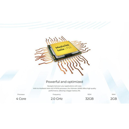 Energizer Ultimate U608S - 2GB RAM 32GB Smartphone 6,08 pouces 4G LTE Dual Sim EU (Noir)