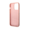 Guess Glitter Flakes Metal Logo Case - Coque iPhone 14 Pro Max (rose)