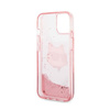 Karl Lagerfeld Liquid Glitter NFT Choupette Head - Case for iPhone 14 Plus (Pink)