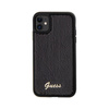 Guess Sequin Script Metal - iPhone 11 tok (fekete)
