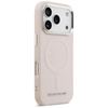 ETUI DO IPHONE 17 PRO do MAGSAFE KARL LAGERFELD ORYGINALNE RÓŻOWE SKÓRZANE