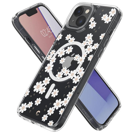 Spigen Cyrill Cecile MagSafe - pouzdro pro iPhone 14 (White Daisy)