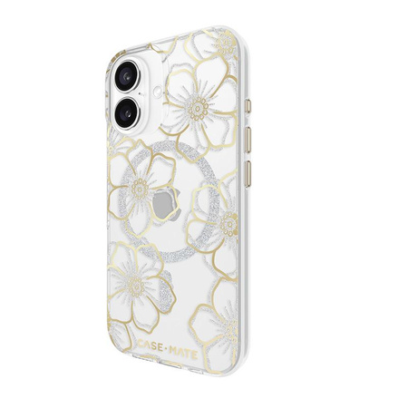 Etui Case-Mate Floral Gems MagSafe do iPhone 16 – Elegancja i Ochrona w Jednym