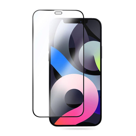 Crong 7D Nano Flexible Glass - Verre hybride 9H incassable pour iPhone 12 / iPhone 12 Pro plein écran