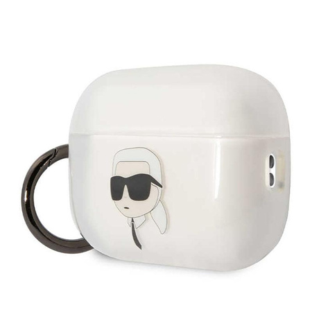 Karl Lagerfeld NFT Ikonik Karl Head - Pouzdro na AirPods Pro 2 (průhledné)