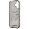 Karl Lagerfeld IML Rhinestones Karl Head - Hülle für iPhone 16 (schwarz)