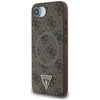 Guess 4G Ring Triangle Logo MagSafe - Tasche für iPhone 16e (braun)