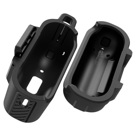 Spigen Lock Fit - Pancerne etui do Apple Airpods Pro 1 / 2 (Czarny)