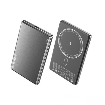 WEKOME WP-30 Mecha Series Ultra Thin - Indukční powerbanka 5000 mAh s rychlým nabíjením PD 20W MagSafe (matný)