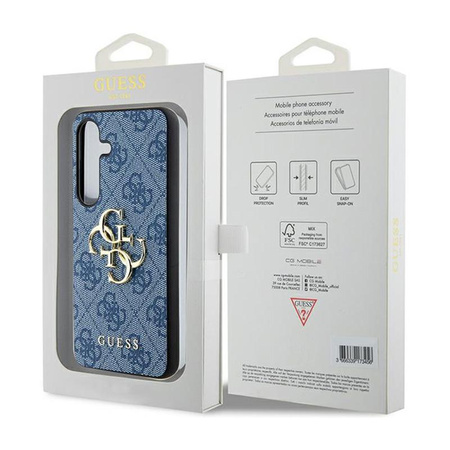 Guess 4G Big Metal Logo - Samsung Galaxy S24 tok (kék)