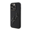 Karl Lagerfeld szilikon Karl Script - iPhone 15 Pro tok (fekete)