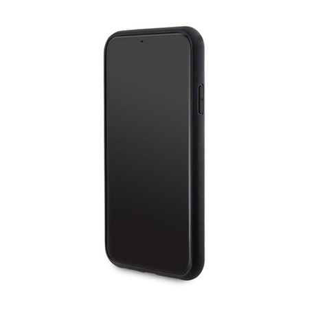 Guess Bundle Pack MagSafe 4G Metal Gold Logo - Etui Set + Power Bank 5000mAh MagSafe iPhone 11 (schwarz)