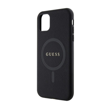 Guess Saffiano MagSafe - iPhone 11 Case (black)