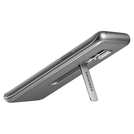 Samsung Stehende Schutzhülle - Samsung Galaxy S9 Case mit Ständer (Silber)