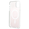 Guess Bundle Pack MagSafe 4G - MagSafe iPhone 11 Tasche + Ladegerät Set (rosa/gold)