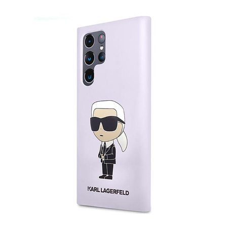 Karl Lagerfeld Silicone NFT Ikonik - Samsung Galaxy S23 Ultra Case (purple)