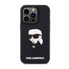Karl Lagerfeld 3D Rubber NFT Ikonik - pouzdro pro iPhone 14 Pro (černé)