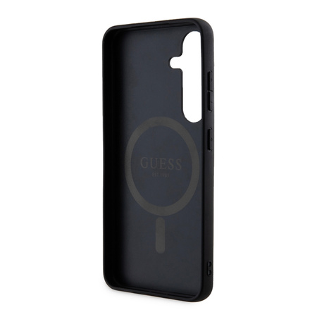 Guess 4G Collection Leather Metal Logo MagSafe - Samsung Galaxy S24 Case (pink)