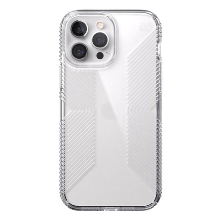 Speck Presidio Perfect-Clear with Grips - tok iPhone 13 Pro Max / iPhone 12 Pro Max tok MICROBAN bevonattal (átlátszó)