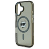 Karl Lagerfeld IML Metal Choupette Head MagSafe - iPhone 16 Case (black)
