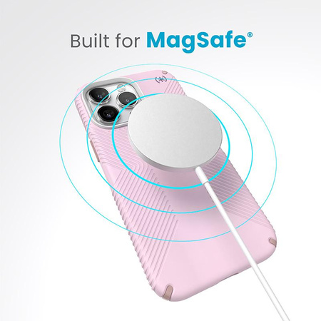 Speck Presidio2 Grip Magsafe - pouzdro pro iPhone 15 Pro Max (Soft Lilac / Carnation Petal / Rouge Pink)