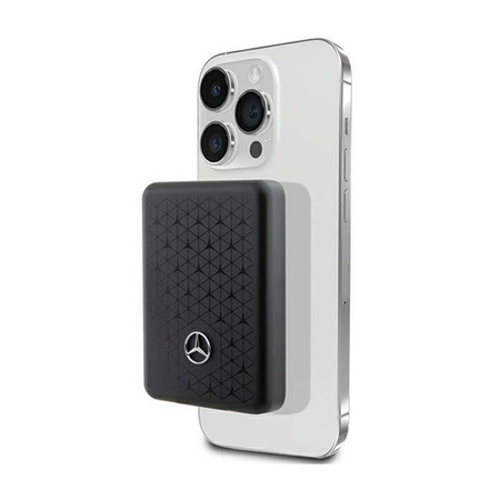 Mercedes Stars Motif MagSafe - 3000 mAh 5W MagSafe power bank à induction (noir)