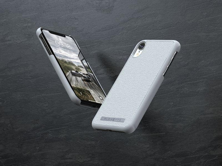 Nordic Elements Original Idun - Anyag tok iPhone XR készülékhez (világosszürke)