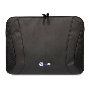 BMW Carbon&Perforiert - Notebooktasche 16" (Schwarz)