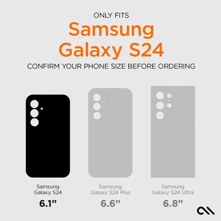 Case-Mate Ultra Tough Clear D3O – Etui dla Samsung Galaxy S24