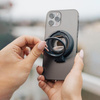 STM MagLoop - Porte-doigts MagSafe avec fonction de support + ouvreur (gris)