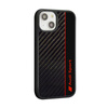 Audi Carbon Fiber Stripe - Schutzhülle für iPhone 14 (Schwarz)