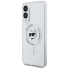 Karl Lagerfeld Button Choupette Head Printed Logo MagSafe - Case for Samsung Galaxy S25 Edge (white)