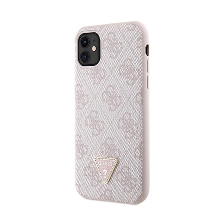 Guess Crossbody 4G fém logóval - iPhone 11 tok (rózsaszín)