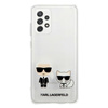 Karl Lagerfeld Ikonik & Choupette - Pouzdro Samsumg Galaxy A52 / A52S (průhledné)