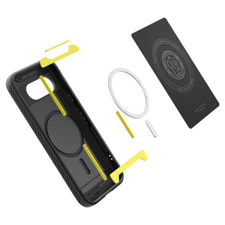 Spigen Rugged Armor Mag MagSafe - Case for Google Pixel 9a (Matte Black)