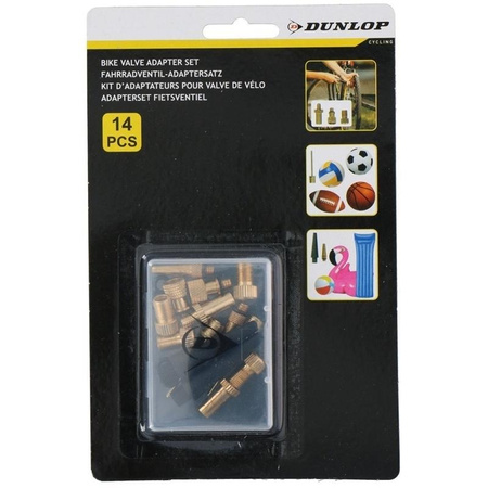 Dunlop - Zestaw adapterów do pompek 14szt.