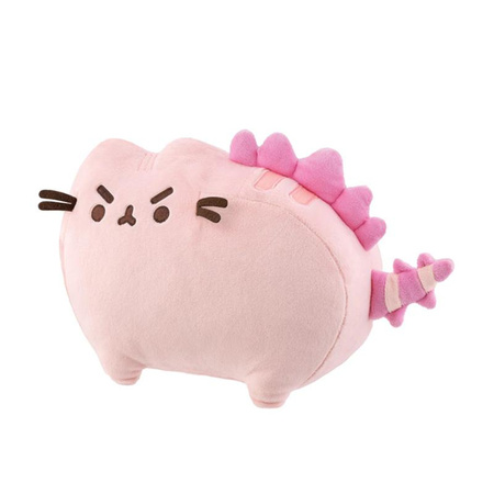 MASKOTKA PUSHEEN DLA DZIECKA RÓŻOWY DINOZAUR 24cm PLUSZOWA PRZYTULANKA