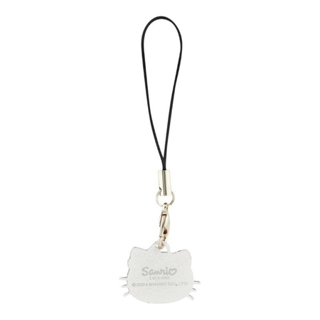 Hello Kitty Phone Strap Charm Kitty Head - Pendentif pour téléphone (noir)