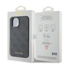 Guess 4G Metal Gold Logo - Coque pour iPhone 15 Plus (gris)