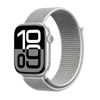 Crong Nylon - Sport Band for Apple Watch 38/40/41/42 mm (Silver Gray)