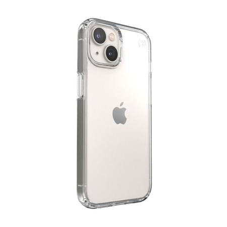 Speck Presidio Perfect-Clear - pouzdro pro iPhone 14 / iPhone 13 s povrchovou úpravou MICROBAN (čiré)
