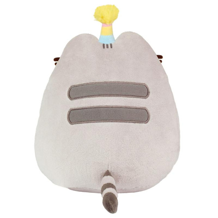 PUSHEEN Kater mit Mütze und Kuchen, Plüschkatze, Kuscheltier 24cm