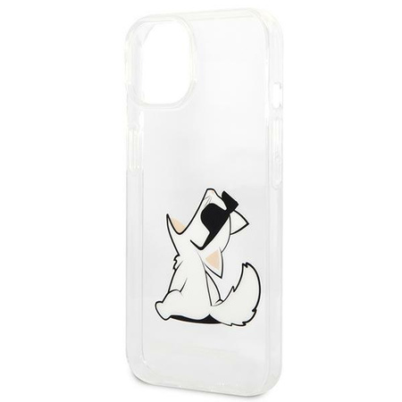 Karl Lagerfeld Choupette Fun-Sonnenbrille - iPhone 14 Etui (Transparent)
