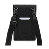 Karl Lagerfeld Saffiano Monogram Iconic - Crossbody taška na telefon (černá)