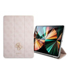 Guess 4G Big Metal Logo - pouzdro pro iPad Pro 12,9" 2021 (růžové)