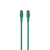 PURO ICON Soft Cable - USB-C na USB-C 1,5 m (Jade)